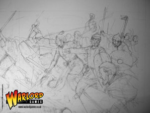 The Celt section of the artwork close-up.