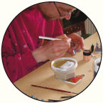 How to use the Army Painter system. Painting at a desk, How to use the Army Painter system.