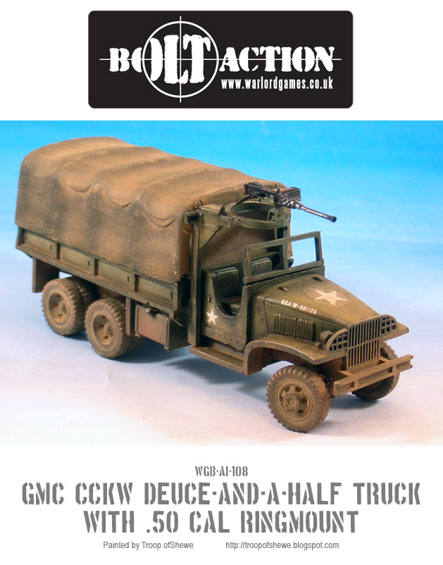 GMC CCKW Deuce-and-a-Half truck with a .50 Cal in a ring mount 1