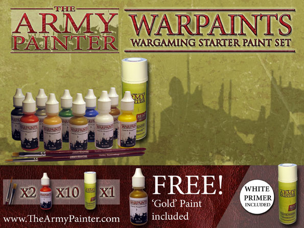 Warpaints: Wargamer Starter Paint Set - White Primer