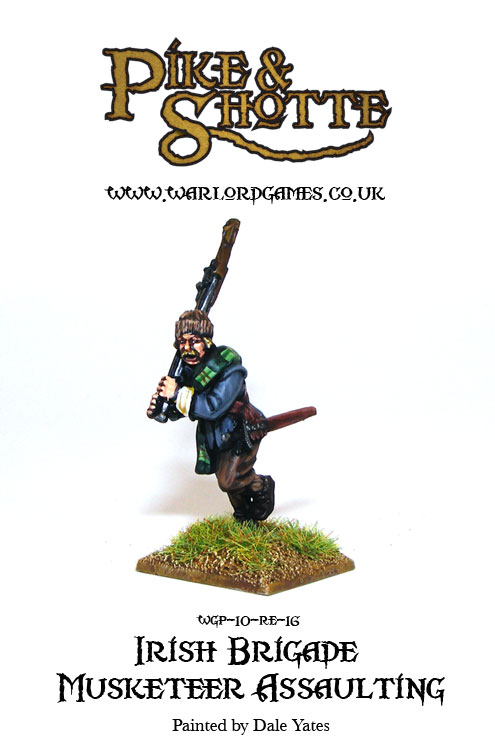 WGP-10-RE-16 Montrose Irish Brigade Musketeer Assaulting