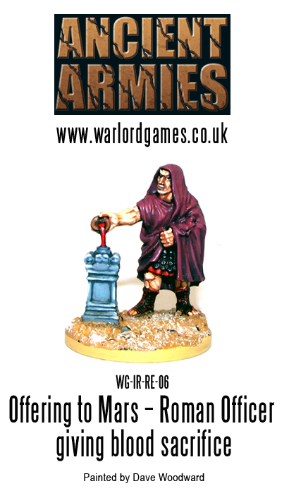 WG-IR-RE-06 Offering to Mars - Roman Officer Giving Blood Sacrifice