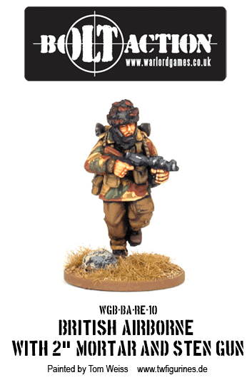 WGB_BA_RE_10 British Airborne with 2" Mortar and Sten Gun