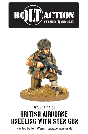WGB_BA_RE_24 British Airborne Kneeling with Sten Gun