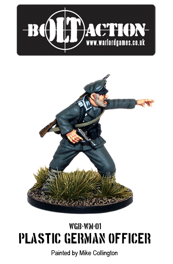 WGB-WM-01-officer Painted Plastic Bolt Action German Officer