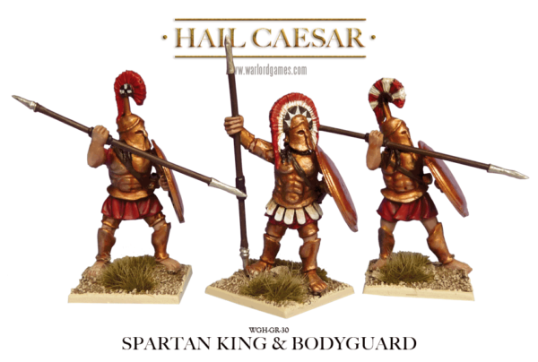 Spartans Hail Caesar 40 Men Greek Army Warlord Games Models New!