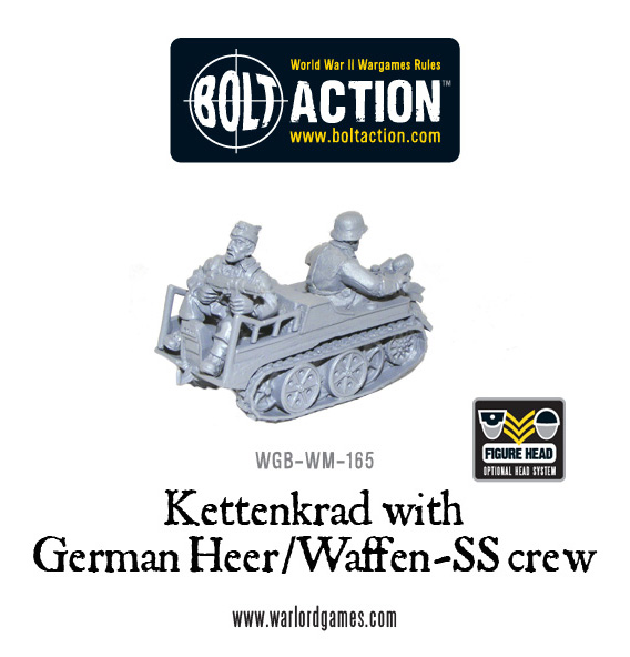 Bolt Action BNIB German Heer/Waffen-SS Kettenkrad WGB-LHR-14 
