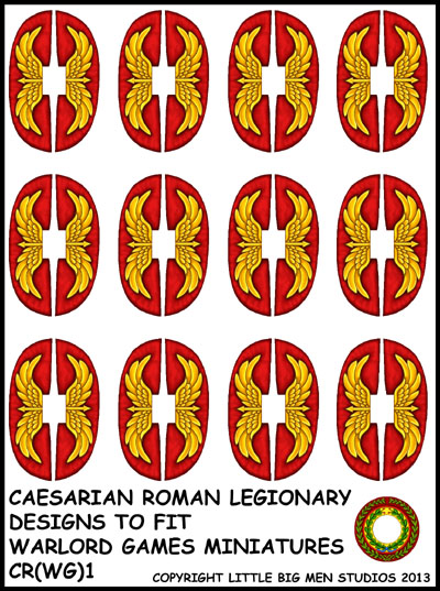 2 by LBMS xy 15mm repubican roman shield designs to fit xyston miniatures rr 