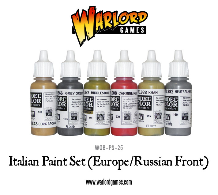 New Bolt Action Italian paint sets Warlord Games