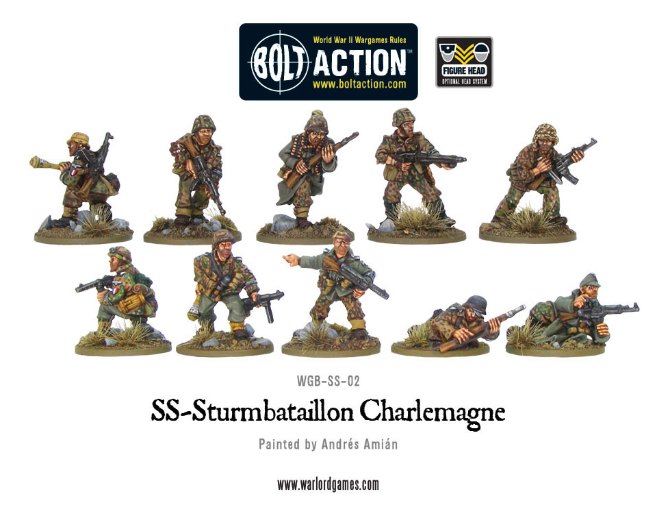 New: SS-Sturmbataillon Charlemagne - Warlord Games