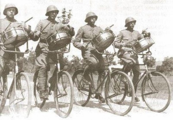 Drummers from Dutch Cycle Unit