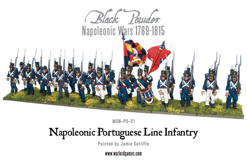 Warlord games 28mm Napoleonic Peninsular war Portuguese Line Infantry 