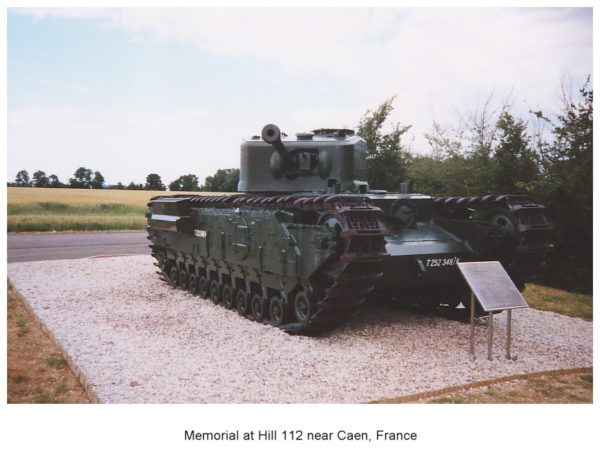 Hill 112 Tank Memorial