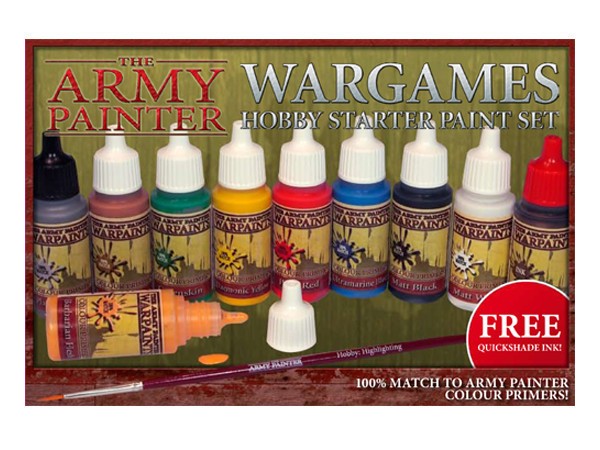 The Army Painter: Wargames Hobby Starter Paint Set – The Miniature