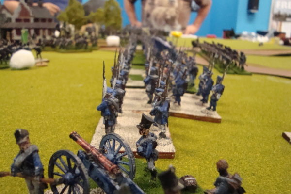 Richard Caldwell Waterloo DSC02290 Prussian gunners ready to fire