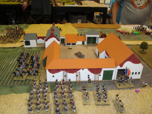 Richard Caldwell Waterloo DSC02310 Le Haye Sainte under attack