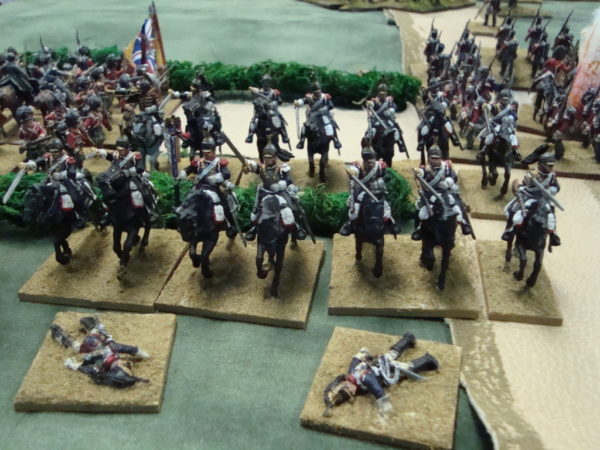 Richard Caldwell Waterloo DSC02322 Cuirassiers fall to musketry