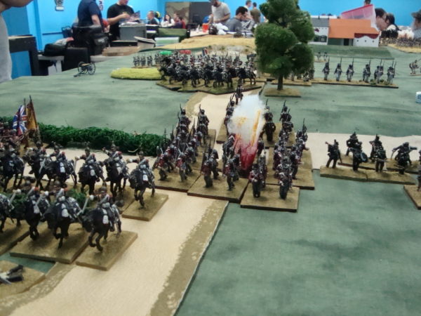 Richard Caldwell Waterloo DSC02323 French heavy cavalry blunders through Allied squares