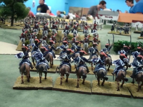 Richard Caldwell Waterloo DSC02325 British Hussars follow the Scots Greys