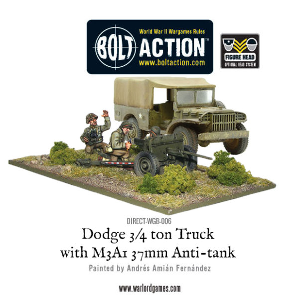 DIRECT-WGB-006 - Dodge Truck with M3A1 37mm Anti tank gun