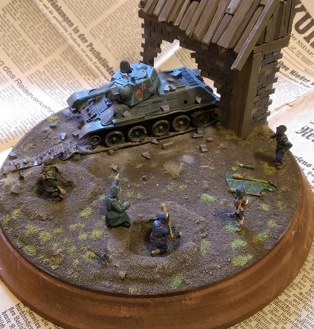 Diorama Competition Gotz Training the last levy – Volkssturm Ostpreußen 1944