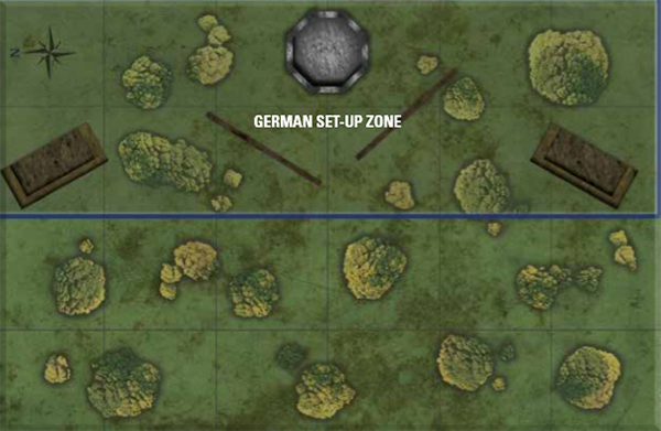 Hurtgen Forest set up map