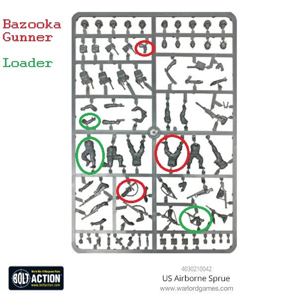 Us airborne Set A Bazooka