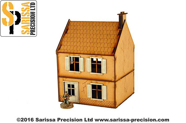 Gas Lamp Alley VICTORIAN TERRACE HOUSE MDF Building 28mm G045 Sarissa Precision 