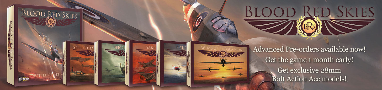 Warlord Games Wargaming miniatures Blood Red Skies German Ace Pilot Adolf Galland set