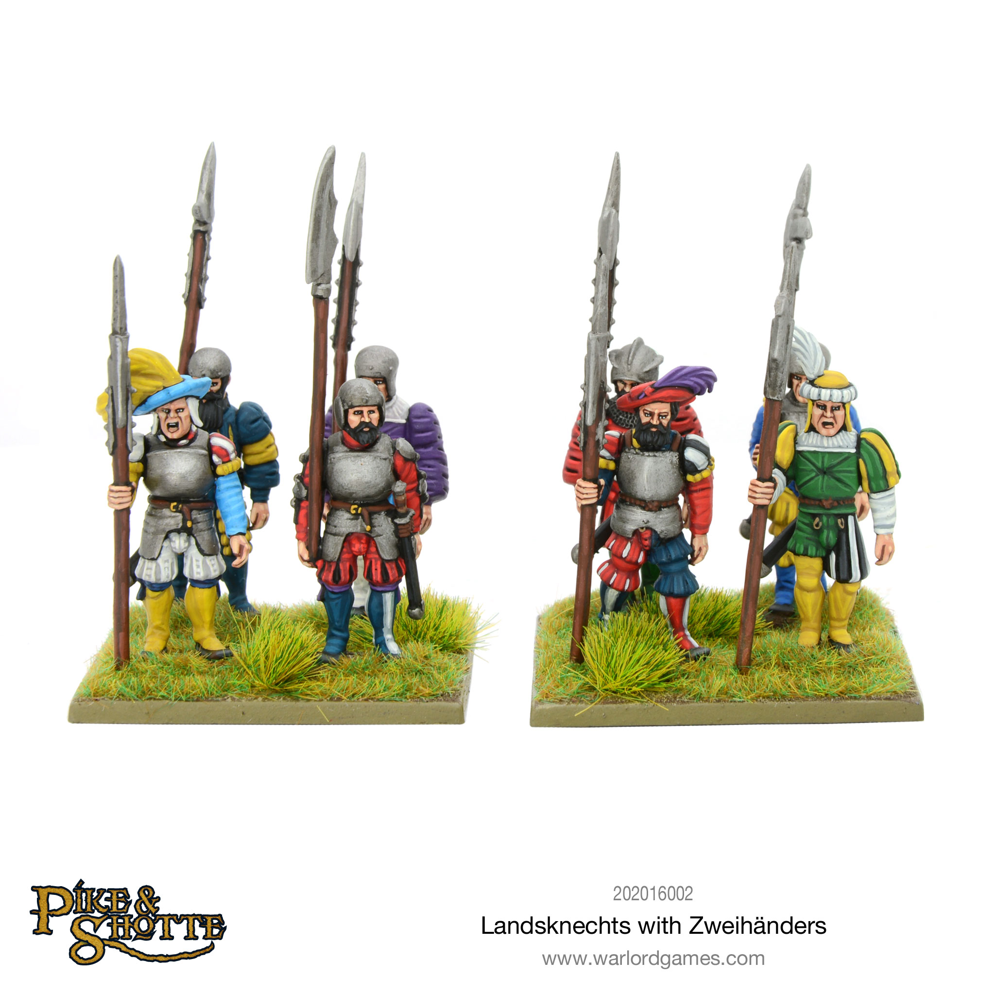 New Landsknechts with Zweihanders Warlord Games