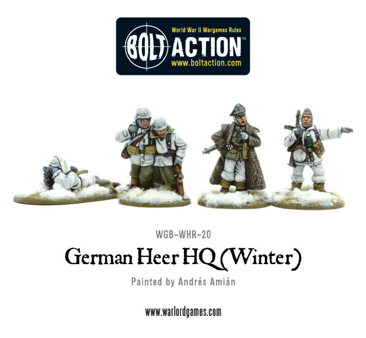 28mm Bolt Action WW2 Winter Warlord Games German Heer Forward Observer Team