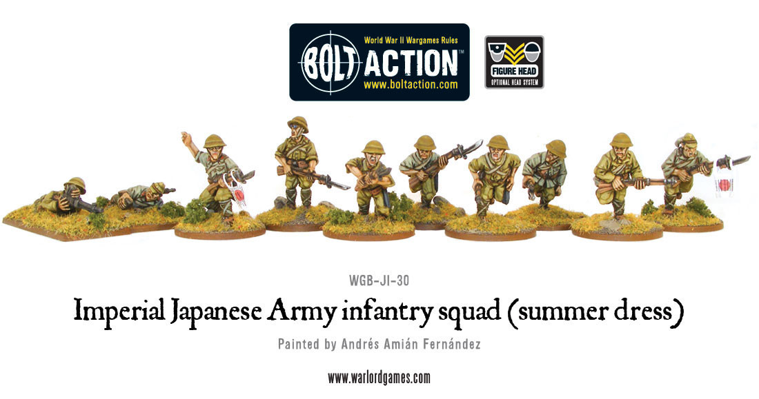 Bolt Action Japanese Bamboo Spear Fighter Squad Warlord Games 28mm Ww2 Toys Hobbies Francescocera Miniatures War Games