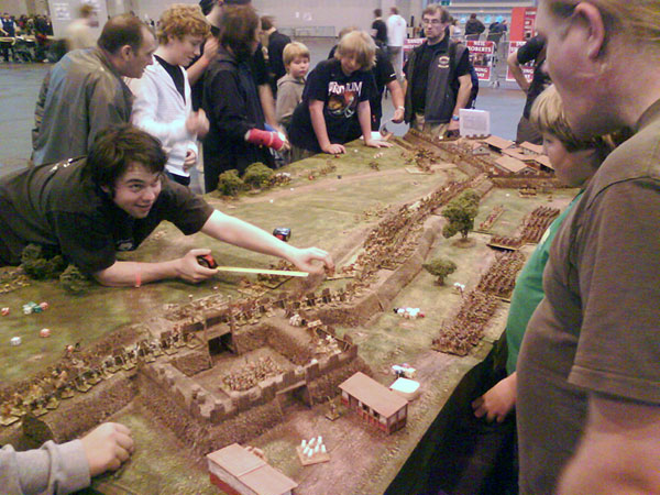 Antonine Wall game board at Games Day 1