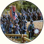 Confederate Soldiers on the march.