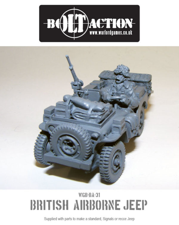 New! British Airborne Jeeps - Warlord Games