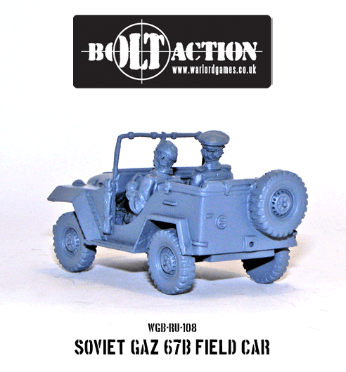 New: Soviet Gaz 67 Car! - Warlord Games