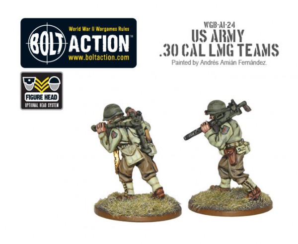 Gallery: Bolt Action US Army support teams - Warlord Games
