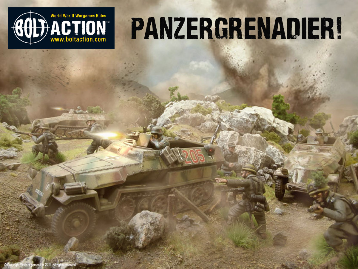 Bolt Action Panzergrenadier Wallpaper Warlord Games