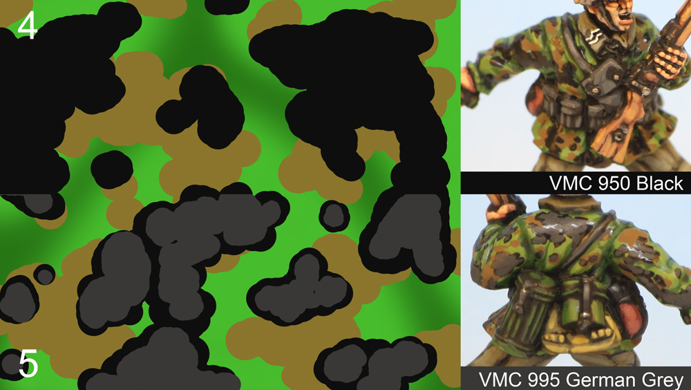 Painting WaffenSS Plane Tree Camouflage Warlord Games