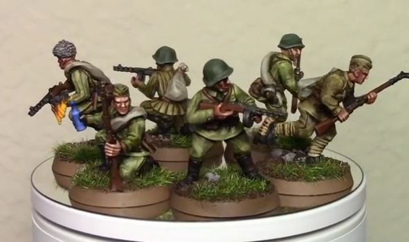 Video Painting Bolt Action Soviets Warlord Games