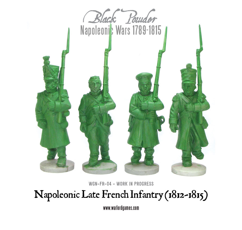 Figurine Métal Sergent D'infanterie Légère Napoléonienne - Warlord Games P674, Miniature D'occasion