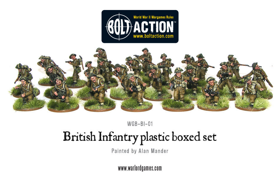 Metal Konflikt 47 British Automated Infantry With Hmg Box 