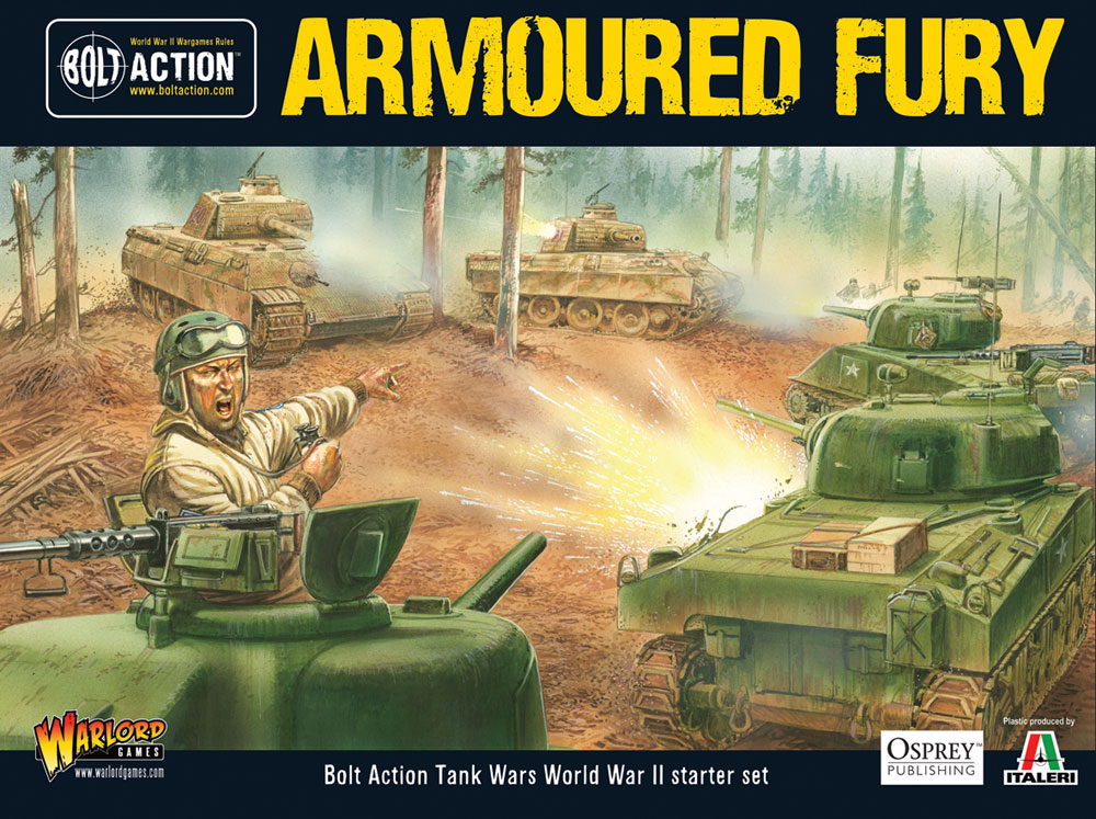 New Armoured Fury Bolt Action Tank War Starter Set Warlord Games