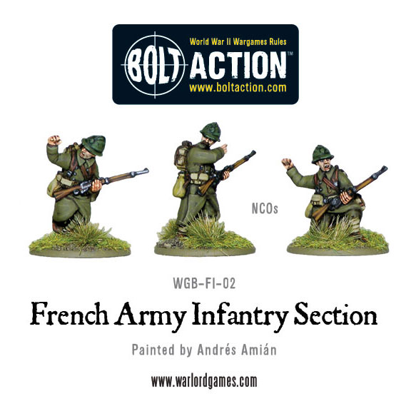 500pts French Army Bolt Action Warlord Games NEW 
