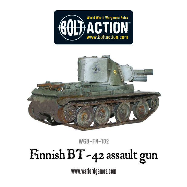 New Finnish Bt 42 Assault Gun Warlord Games