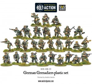 Shipping Now: German Grenadiers Plastic Set - Warlord Games