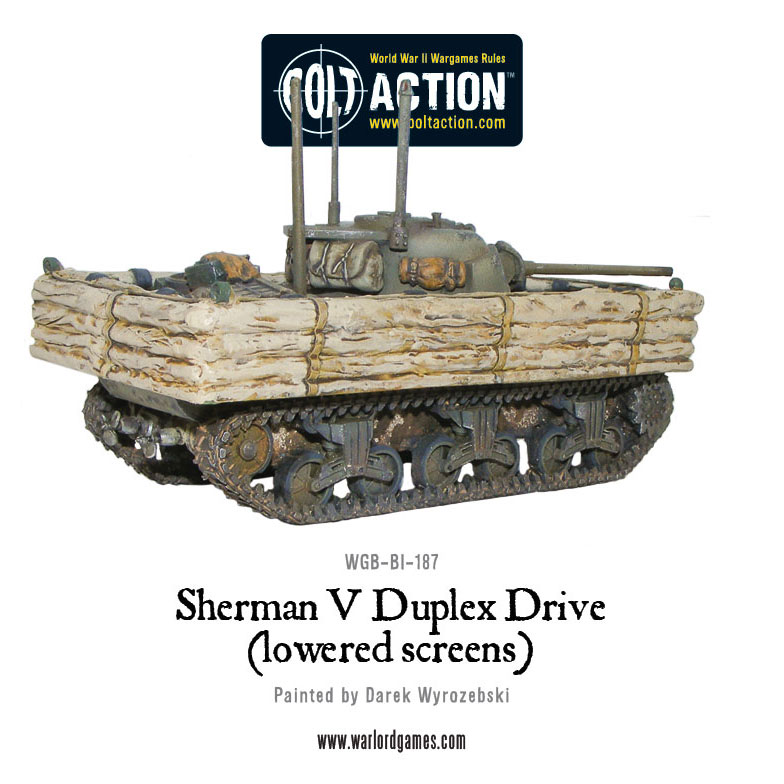 New: Sherman V Duplex Drive - Warlord Games