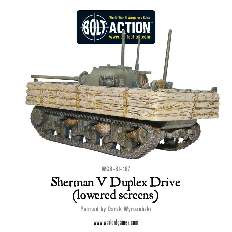 New: Sherman V Duplex Drive - Warlord Games