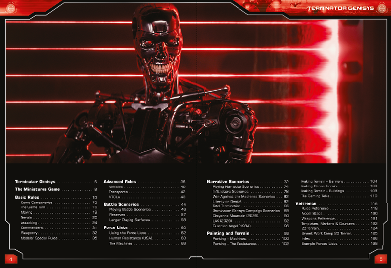 Terminator Genisys Rulebook Content Warlord Games