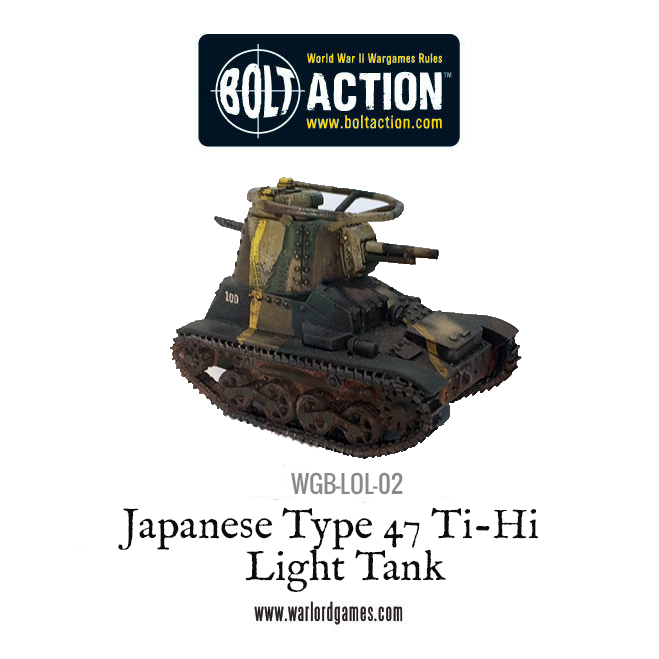 Wgb Lol 02 Japanese Type 47 Ti Hi Light Tank Warlord Games